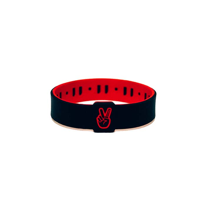 KAI "I AM HUMAN" Legacy Wristband | Red Multi-color