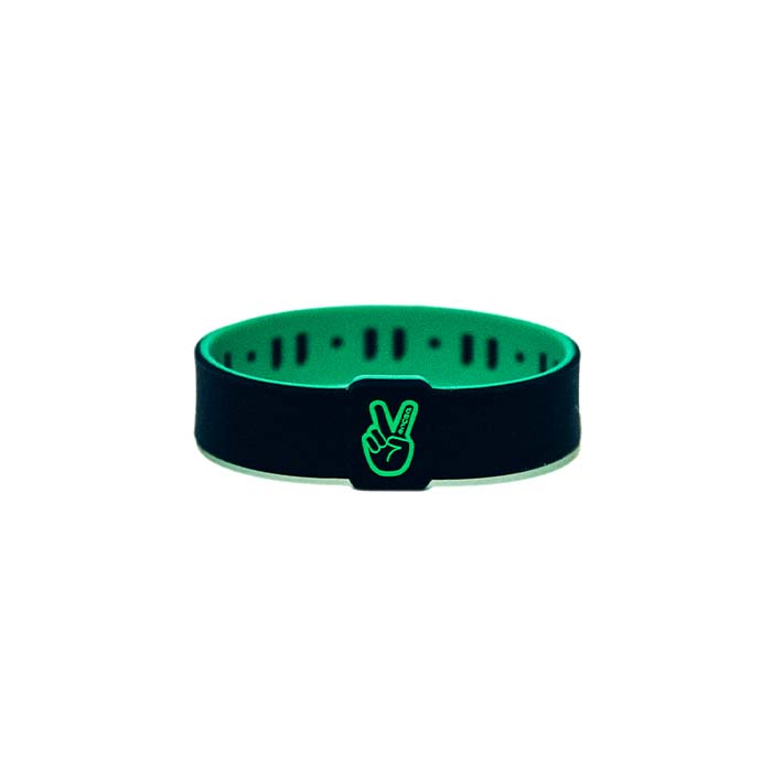 KAI "I AM HUMAN" Legacy Wristband | Green Multi-color