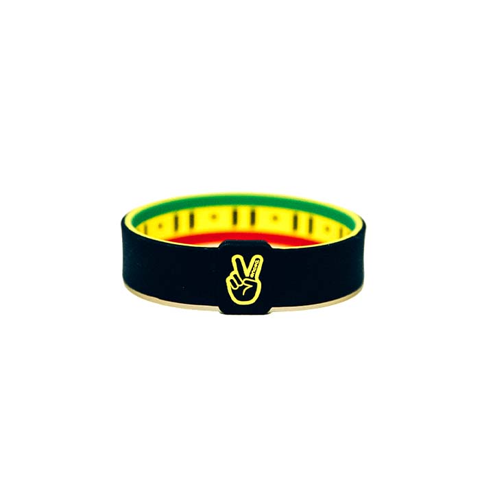 KAI "I AM HUMAN" Legacy Wristband | Rasta