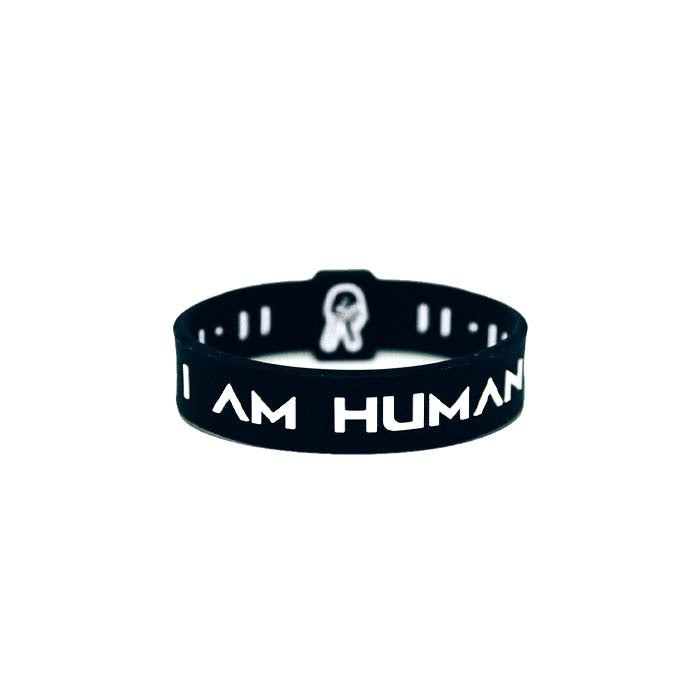 KAI "I AM HUMAN" Legacy Wristband | Black