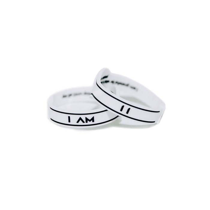 KAI "I AM 11" 2.0 Wristband | White