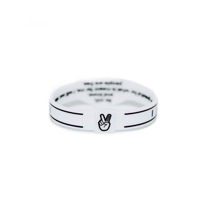 KAI "I AM 11" 2.0 Wristband | White