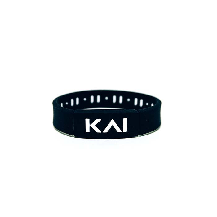 KAI "I AM HUMAN" Premium Wristband | Black