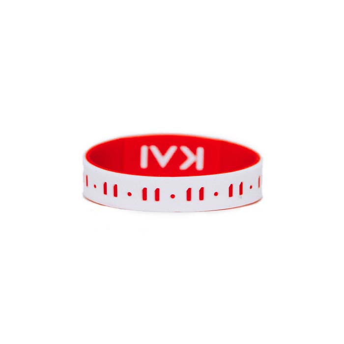 KAI "I AM HUMAN" Premium Wristband | Red